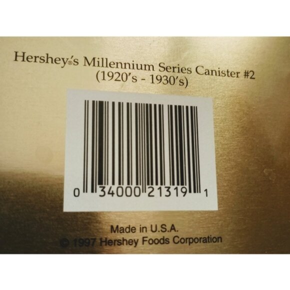 Hershey's Chocolate 1920-1930 Millennium Tin Canuster - Picture 9 of 9